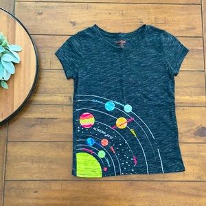 Girls Cat & Jack planet Tee size M (7/8)